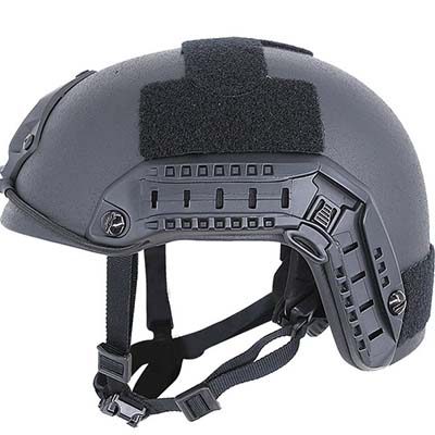 Trilhos laterais do capacete Picatinny