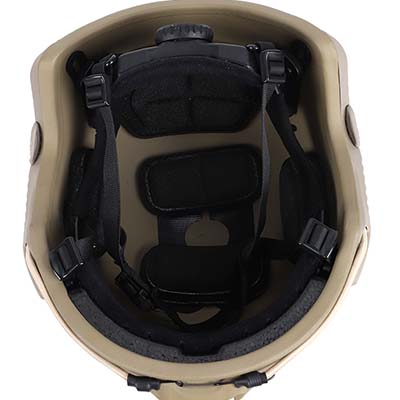 sistema de almofada interna de capacete tático