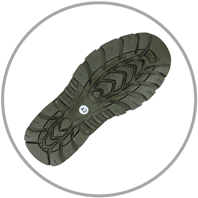sola de botas militares