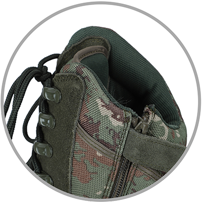 botas militares envoltórios de alta proteção no tornozelo