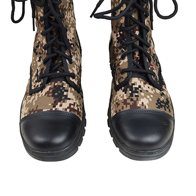 biqueira de botas militares