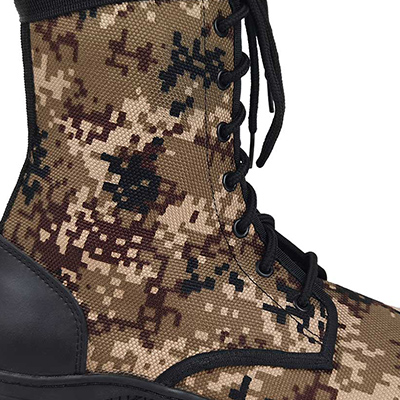 Botas militares Tecido Oxford Digital Deserto
