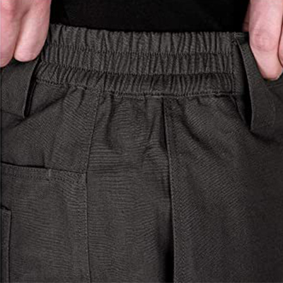 Calça Tactical Preto Parcial Elástico na cintura