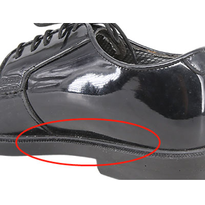 Sapatos de oficial do exército Goodyear artesanato