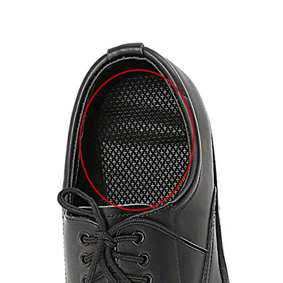 Sapatos de oficial militar Palmilha almofadada em látex