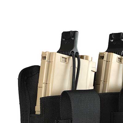 Bolsa tripla Mag M4 Bungee Retenção