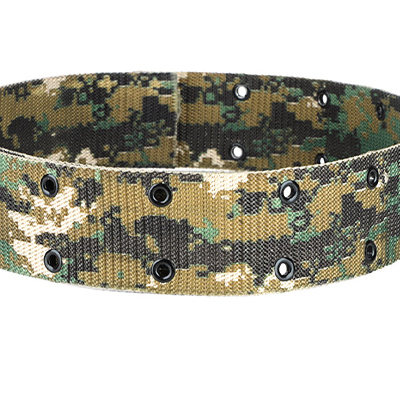 Cinto de camuflagem digital de alta qualidade PP e anéis de metal