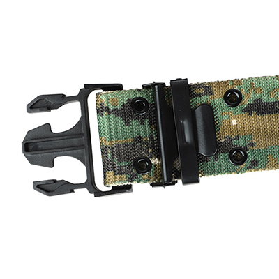 Fivela de liberação rápida do cinto de camuflagem digital