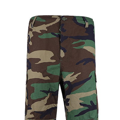 Uniforme do Exército BDU Fecho de braguilha com quatro botões