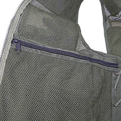 Colete de assalto tático bolso com zíper