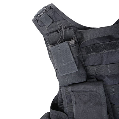 Colete tático Molle Police Bolsa para interfone