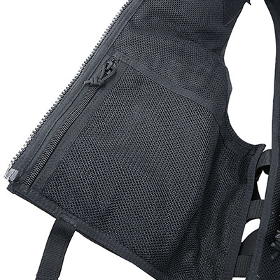 Molle Police Colete Tático Bolso embutido com zíper