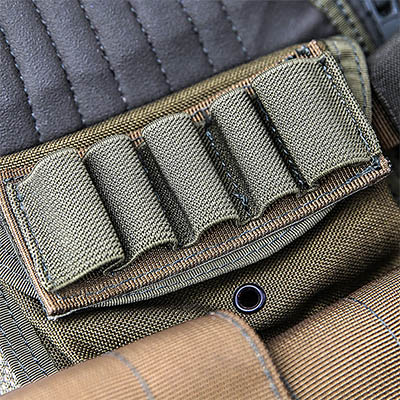Colete tático de malha militar porta cartucho de espingarda