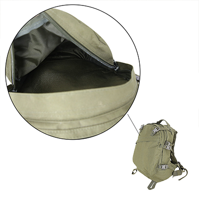 bolso frontal espaçoso