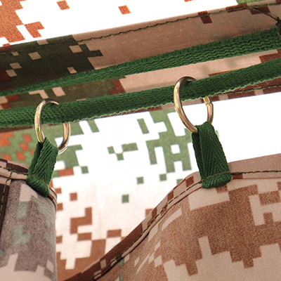 Reforço de anel de círculo de tenda do exército