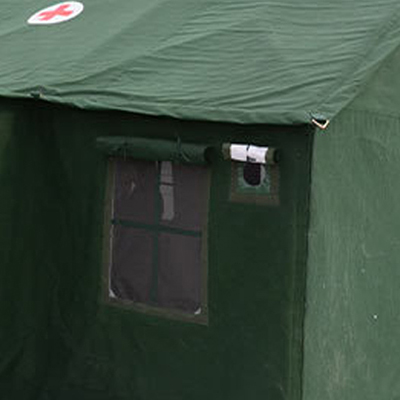 Projeto de ventilação de tenda médica militar