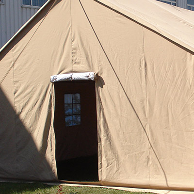 Design de Porta de Tenda de Desastre do Exército