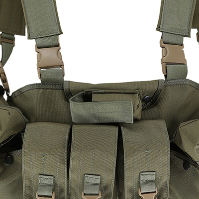 Bolsa para carregador de pistola verde Ranger para baú do exército