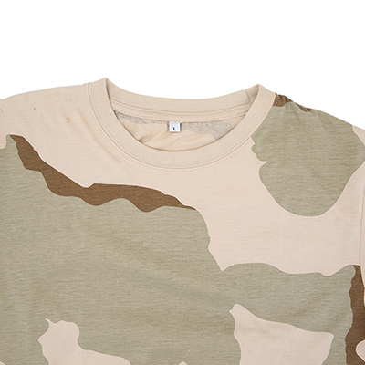 Camiseta Tricolor Desert Camoufalge Gola Redonda
