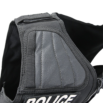 Almofada de ombro para colete tático policial preto
