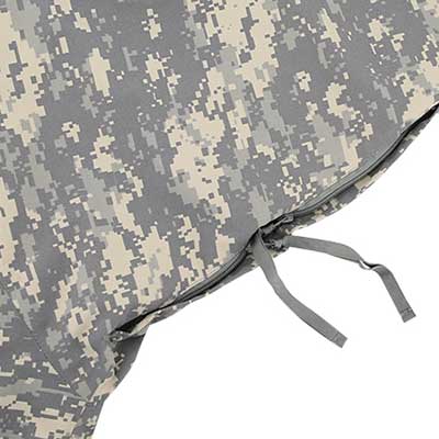 Ventilação nas axilas da jaqueta militar