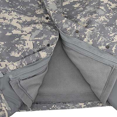 Forro de lã para jaqueta militar