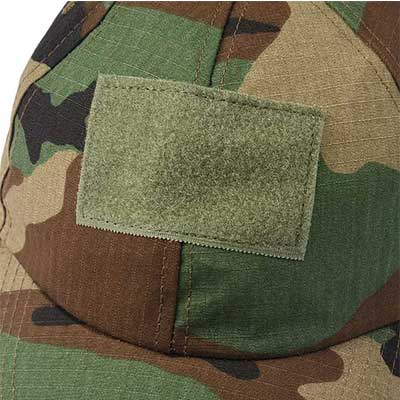 Patch de velcro para boné militar