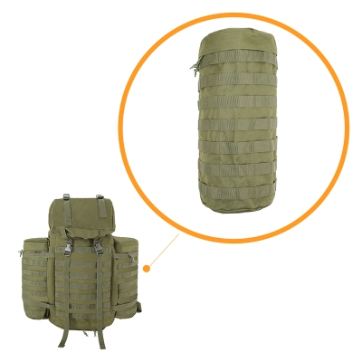 Duas bolsas laterais destacáveis