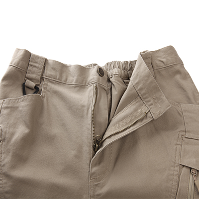 Calça Cargo Carcela frontal com zíper